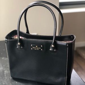 Kate Spade Quinn Wellesley Black Tote Handbag